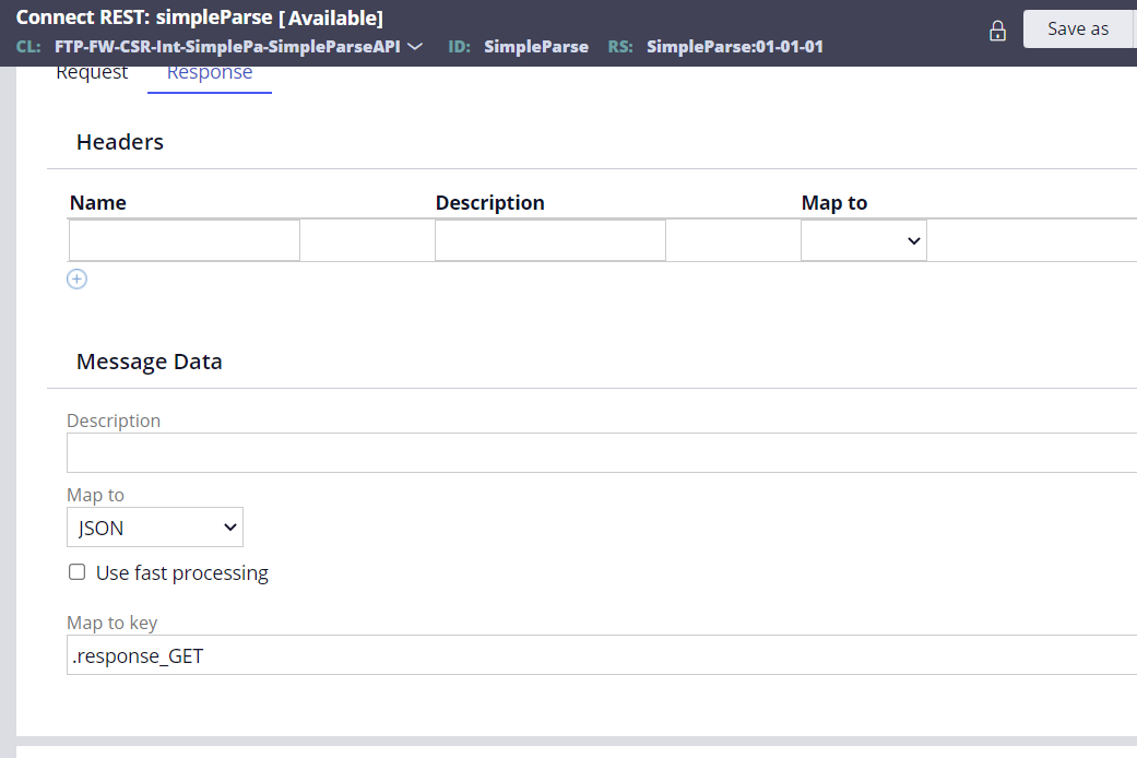 adoptJSONArray or pxConvertStringToPage API methods are not considering